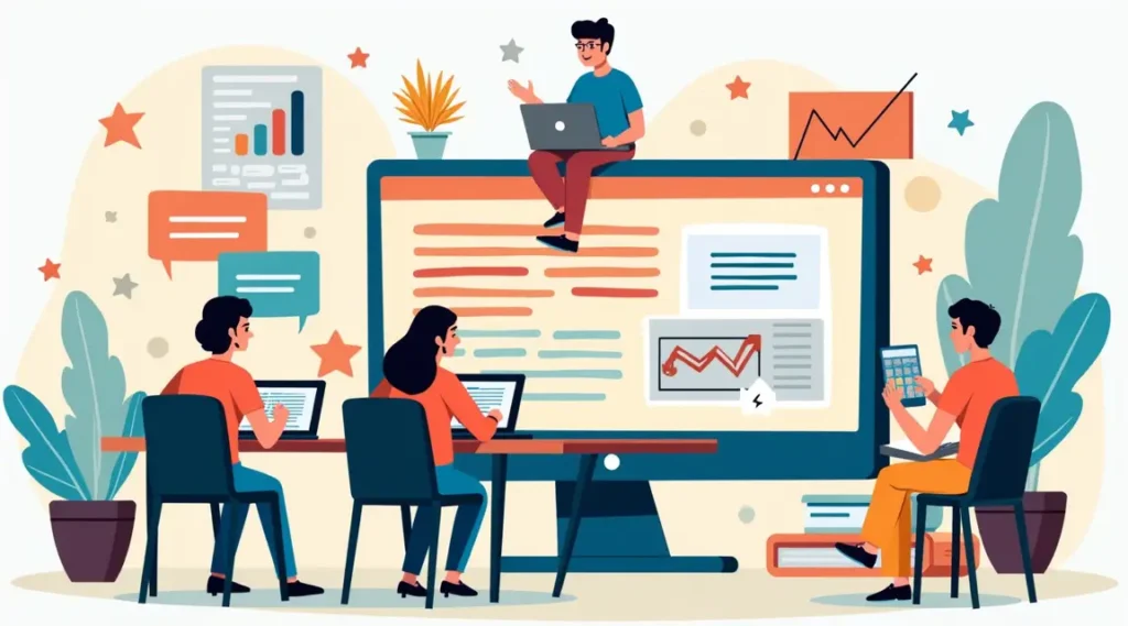 Ilustração informativa sobre Top 10 ideias de renda extra online para quem já tem um blog: conceitos essenciais e aplicações práticas