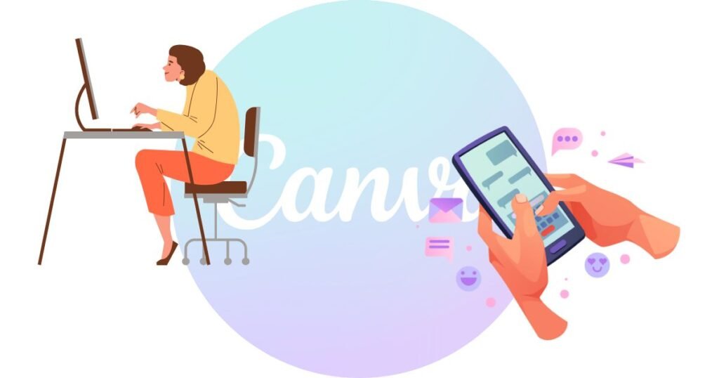 ilustração de como usar o canva para gerar renda extra