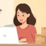 mulher fazendo trabalho digital